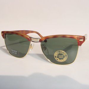 NWT TruVintage Retro Fashion Soho/clubman glass G-15 lens combo sunglasses
